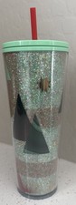 Starbucks 2023 Holiday Stainless Steel Tumbler 24 oz, Ornaments & Fireworks Design, listing 6