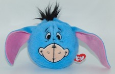 Round Ball-Shaped Winnie the Pooh Plush with Holiday Scarf, listing 4