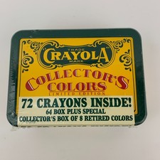 Crayola Collector's Colors Limited Edition 1991 Tin - 72 Crayons Sealed — listing 2