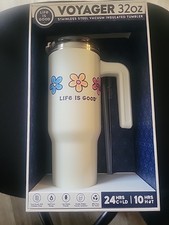Life is Good Voyager 32oz Stainless Steel Insulated Tumbler - Dog 'Every Snack You Make' Design — listing 4