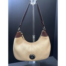 Dooney & Bourke Brown Leather Domed Satchel Handbag — listing 4