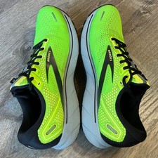 Brooks Ghost 6 Men's Running Shoes, Grey/Navy/Neon Yellow — listing 6