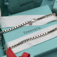 Tiffany & Co. Venetian Link Bracelet, 925 Sterling Silver, 8" L x 0.5" W — listing 6
