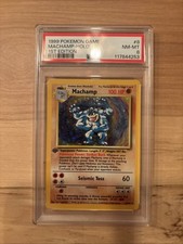 1999 Pokemon Base Set Machamp Holo 1st Edition 8/102 — listing 6