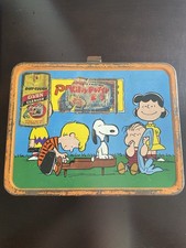 1973 Peanuts by Schulz Metal Lunch Box with Thermos by King-Seeley — listing 6