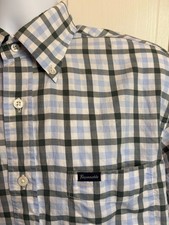 Façonnable Men's Plaid Long Sleeve Button-Up Shirt XL