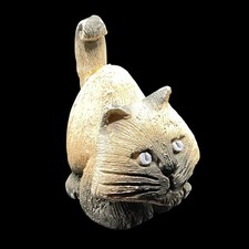 Artesania Rinconada Family of 3 Cats Ceramic Figurines (Papa, Mama, Baby) — listing 2