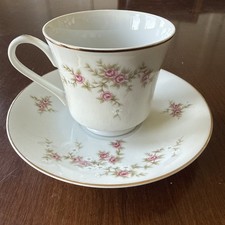 Rosette Fine China Pink Rose Floral Coffee Pot with Lid — listing 2