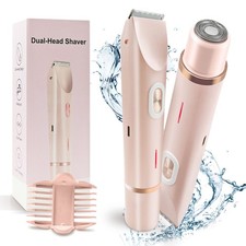Women's Pink Dual-Head Electric Shaver/Trimmer (Unbranded) — listing 5