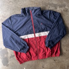 Tommy Sport Colorblock Half-Zip Hooded Windbreaker Anorak — listing 4