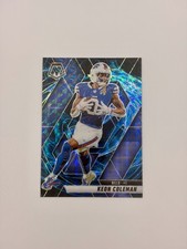 2024 Panini Mosaic Keon Coleman Blue Reactive Prizm Rookie Card No. 333 — listing 6