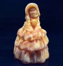 Boyd's Crystal Art Glass "Louise" Figurine in Red Cadmium Glass, 4.5" Tall — listing 2