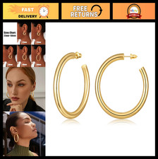 Gold-Tone Open Hoop Earring or Small Ring/Jump Ring