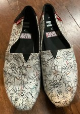 TOMS x Marvel Classic Youth Slip-On Shoes, Multi Marvel Comic Pop Print, Youth Size 2 — listing 6