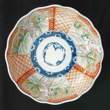 Japanese Imari-Style Porcelain Bowl with Cherry Blossom and Floral Panel Decoration — listing 3