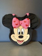Disney Parks Minnie Mouse Big Face Graphic T-Shirt with Glitter Bow — listing 2
