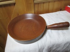 Pair of Vintage Turned Teak Wood Bowls / Dishes — listing 6