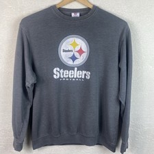 Pittsburgh Steelers NFL Team Apparel Embroidered Crewneck Sweatshirt, Size XL — listing 5