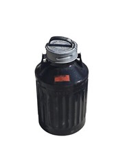 Antique Ellisco G.R. Co. 5 Gallon Liquid Oil Can with Bail Handle — listing 4