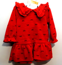 Wonder Nation baby 6-9 months Baby Girl Orange Print Dress with Diaper Cover Set, 6-9M — listing 4