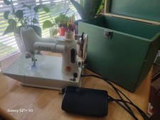Singer Featherweight 221-1 Portable Electric Sewing Machine with Case and Accessories — listing 2