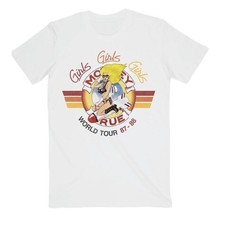 Mötley Crüe / Def Leppard 'The Stadium Tour 2022' Black Concert T-Shirt with Full Date Back Print Medium — listing 4