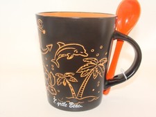 Myrtle Beach South Carolina Souvenir Ceramic Mug with Matching Spoon — listing 5
