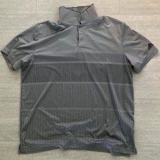 Adidas Golf ClimaLite Men's Short-Sleeve Polo Shirt, Gray, Size L