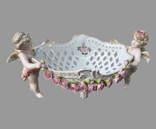 Vintage German Porcelain Figural Clog/Shoe with Floral Decoration and Gilt Trim, 'Niedersachsen' Souvenir Yes - a name/word mark