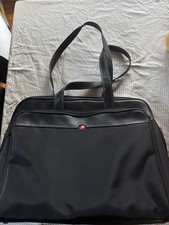 Wenger Swissgear Rhea Women's Laptop Tote Bag Black with Striped Lining — listing 6