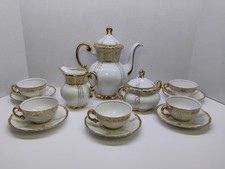 Seyei Fine China Silver-White Bamboo Service for 6 Tea Set, 21 Pieces — listing 3