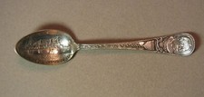 Antique Admiral Dewey Manila Bay Souvenir Spoon, USS Olympia Flagship, May 1st 1898, 4.5" — listing 3