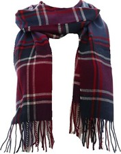 Lands' End Fair Isle Snowflake Knit Scarf with Fringe — listing 4