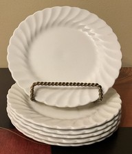 Johnson Brothers Snowhite Regency Ironstone Dessert Plates, Set of 4