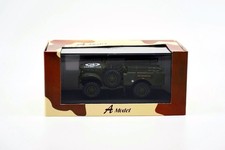 Vintage Die-Cast Military Troop Transport Truck with Rear-Mounted Cannon and Seated Soldier Figures — listing 2