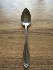 Solid Sterling Silver Flatware Service for 8 with Engraved Monogram 'S' in Solid Walnut Storage Case