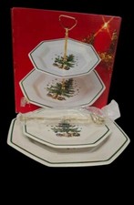 Nikko Christmastime Two-Tier Serving Tray with Original Box — listing 5