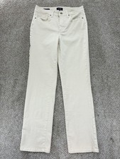 NYDJ White Stretch Denim Cropped/Capri Jeans 6-10 — listing 2