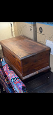 Vintage Cedar Blanket Chest with Brass Strapping — listing 2