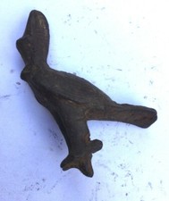 Egyptian Style Bronze Votive Figure of a Standing Deity, 3 inch Totoem — listing 3