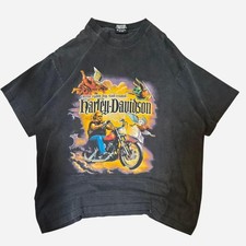 Vintage Harley-Davidson Eagle Bar & Shield England Graphic T-Shirt, Size L