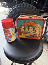 Lot of 5 Vintage 1970s-80s Aladdin Metal Lunch Boxes (Sport Goofy, Care Bears, Heathcliff, Sesame Street, Bicentennial) — listing 4