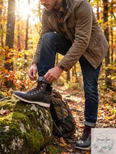 Kenneth Cole Reaction Men's Brown Leather Chukka Boots, Design 21525, Size 8M — listing 2