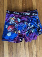Boys Character Boxer Briefs Underwear Bundle - Sonic the Hedgehog & TMNT (5-Pack) Medium — listing 2
