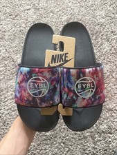Nike Offcourt EYBL Slides Black Orange Green — listing 5