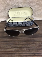 Brighton "Sugar Shack" Aviator Sunglasses with Leopard Print Temples — listing 5