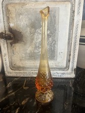 Fenton Amberina Hobnail Glass Victorian Boot / Shoe, 3" tall x 5.5" long — listing 4