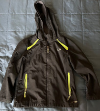 C9 Champion Boys' Hooded Quilted Hybrid Jacket, Size L (12-14), Black with Blue Zipper — listing 5