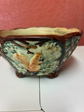 Weller Woodcraft Bowl with Leaves and Berries, 7 inch, listing 6