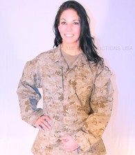 USMC Desert MARPAT MCCUU Camouflage Blouse, Small Regular, Propper International — listing 4